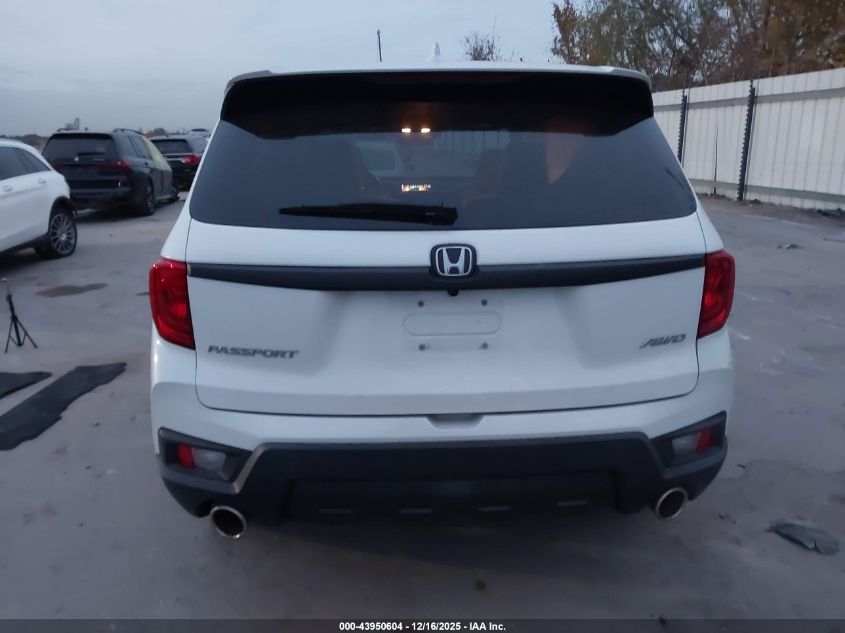 2023 Honda Passport Awd Ex-L VIN: 5FNYF8H54PB033577 Lot: 43950604