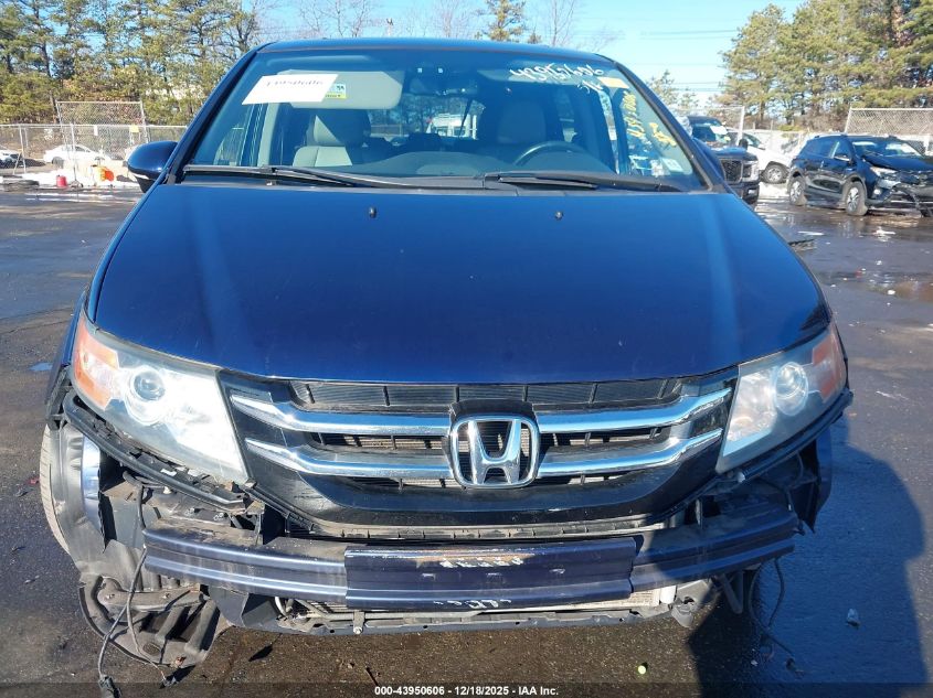 2015 Honda Odyssey Touring/Touring Elite VIN: 5FNRL5H98FB046149 Lot: 43950606