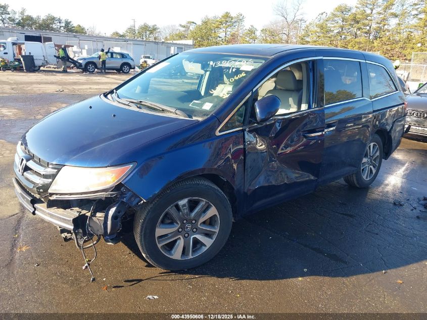 2015 Honda Odyssey Touring/Touring Elite VIN: 5FNRL5H98FB046149 Lot: 43950606