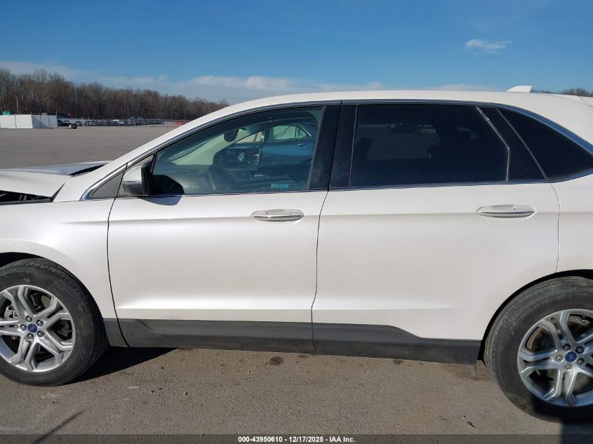 2017 Ford Edge Titanium VIN: 2FMPK4K82HBC15274 Lot: 43950610
