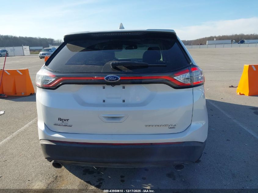 2017 Ford Edge Titanium VIN: 2FMPK4K82HBC15274 Lot: 43950610