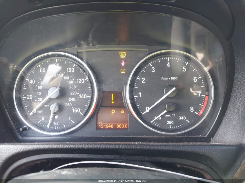 2008 BMW 328I VIN: WBAWR33518P151664 Lot: 43950611