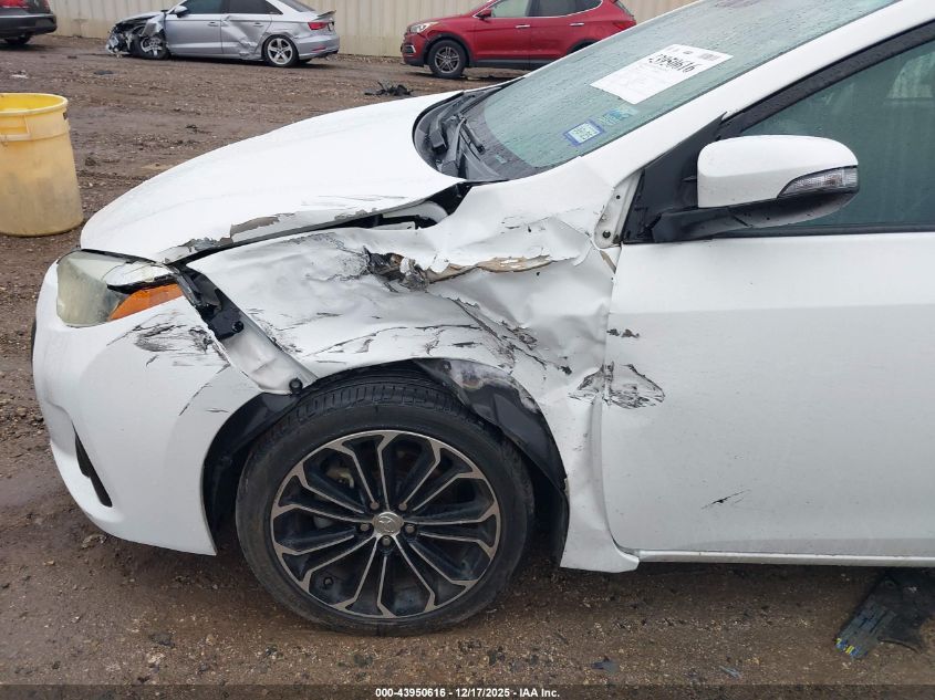 2015 Toyota Corolla S Plus VIN: 5YFBURHE0FP198398 Lot: 43950616