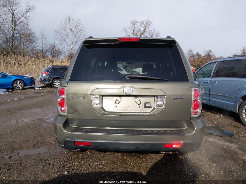 2007 Honda Pilot Ex-L VIN: 2HKYF18747H523740 Lot: 43950617