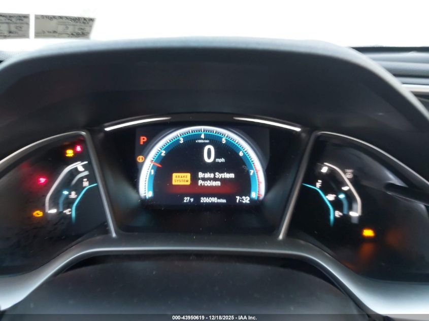 2016 Honda Civic Ex VIN: 2HGFC2F70GH517680 Lot: 43950619