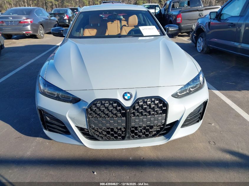 2022 BMW M440I Gran Coupe xDrive VIN: WBA13AW07NFN20223 Lot: 43950627