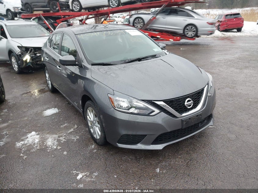 3N1AB7AP8KL614581 2019 Nissan Sentra Sv auction photo 1