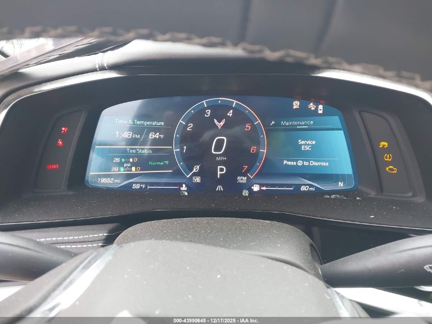 2024 Chevrolet Corvette Stingray Rwd 2Lt VIN: 1G1YB2D48R5130834 Lot: 43950645