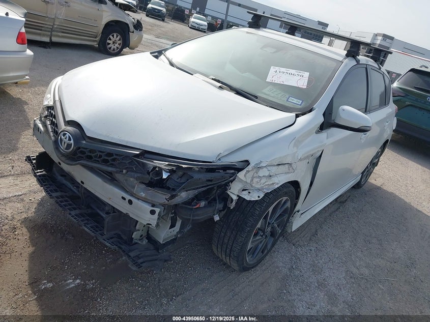 Vin: jtnkarje8hj543943, lot: 44446294, toyota corolla im 20172