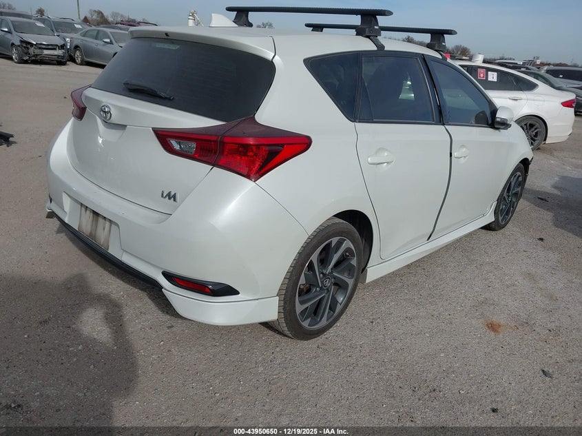 Vin: jtnkarje8hj543943, lot: 44446294, toyota corolla im 20174