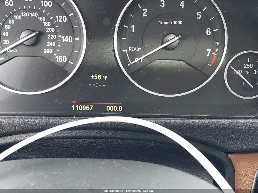 2014 BMW 328I VIN: WBA3A5C54EF605770 Lot: 43950652