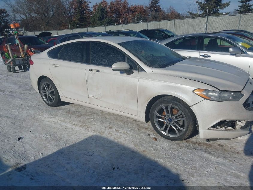 2017 Ford Fusion Se VIN: 3FA6P0H90HR229658 Lot: 43950656