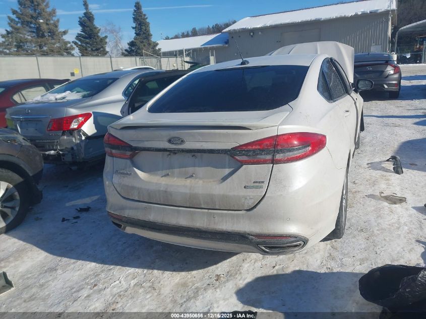 2017 Ford Fusion Se VIN: 3FA6P0H90HR229658 Lot: 43950656