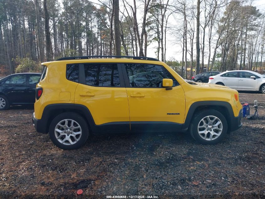 2018 Jeep Renegade Latitude Fwd VIN: ZACCJABB0JPJ30917 Lot: 43950658