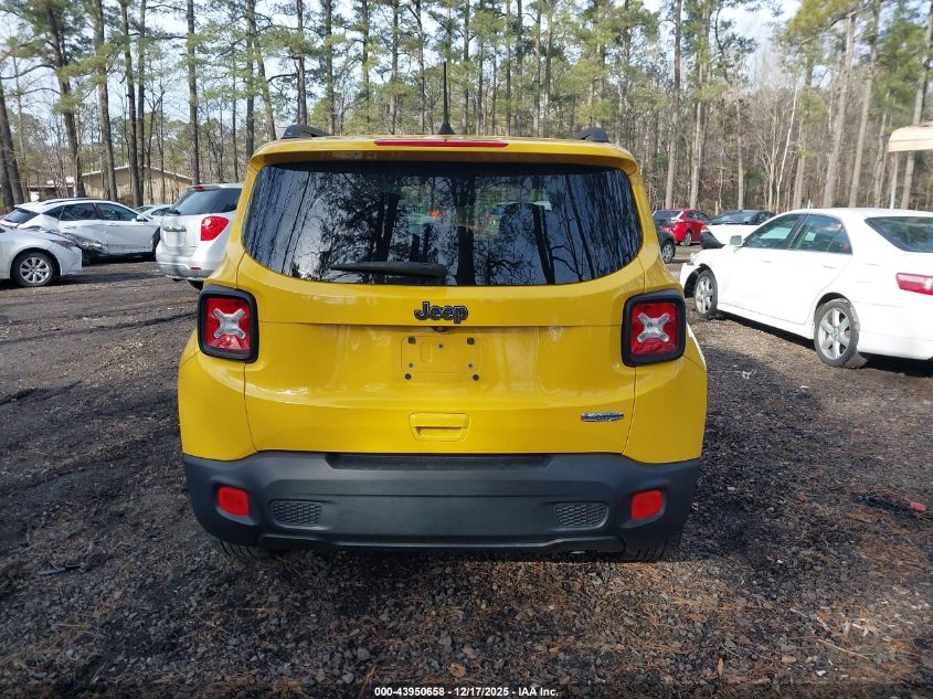 2018 Jeep Renegade Latitude Fwd VIN: ZACCJABB0JPJ30917 Lot: 43950658