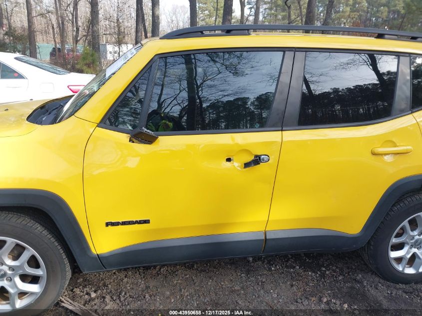 2018 Jeep Renegade Latitude Fwd VIN: ZACCJABB0JPJ30917 Lot: 43950658