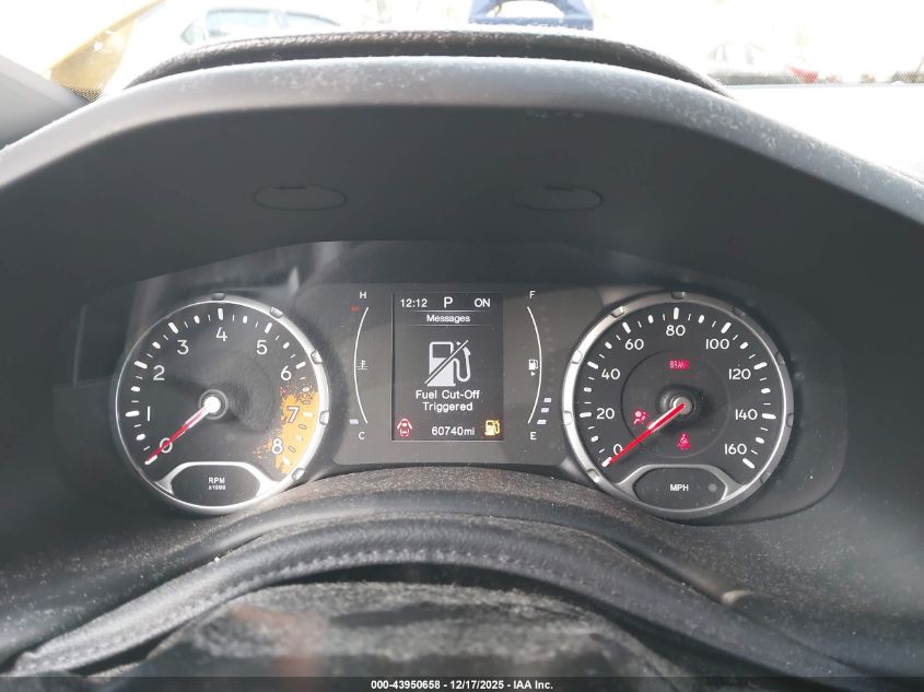 2018 Jeep Renegade Latitude Fwd VIN: ZACCJABB0JPJ30917 Lot: 43950658