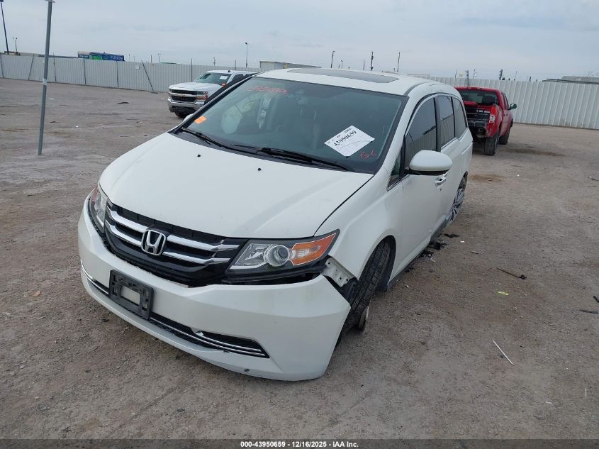 2016 Honda Odyssey Ex-L VIN: 5FNRL5H64GB075185 Lot: 43950659