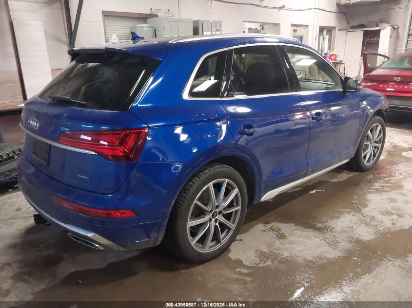 2022 Audi Q5 Prestige 55 Tfsi E S Line Quattro S Tronic VIN: WA1F2AFY1N2089557 Lot: 43950687