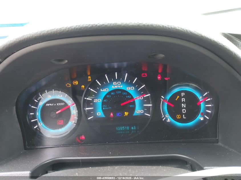 2012 Ford Fusion Sel VIN: 3FAHP0JA5CR130615 Lot: 43950693