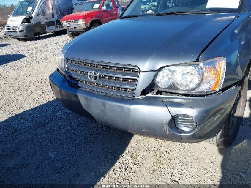 2003 Toyota Highlander VIN: JTEGD21A730068270 Lot: 43950697