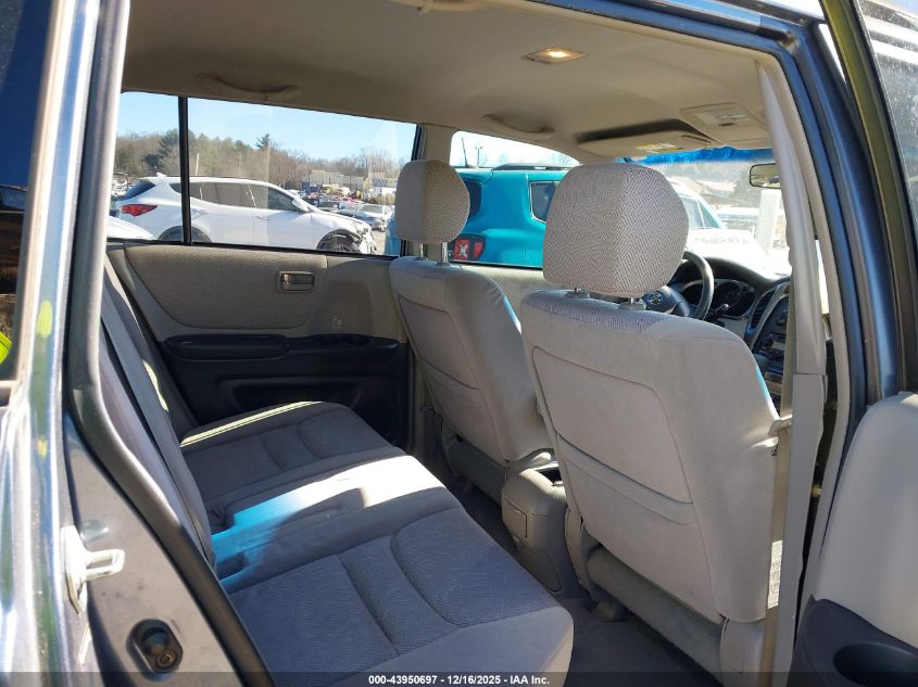 2003 Toyota Highlander VIN: JTEGD21A730068270 Lot: 43950697