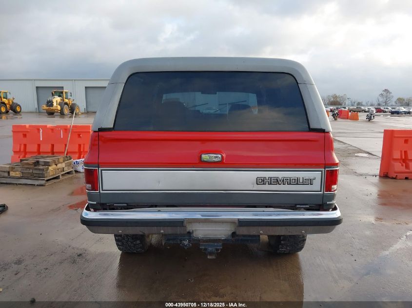 1989 Chevrolet Blazer V10 VIN: 1GNEV18K6KF123473 Lot: 43950705