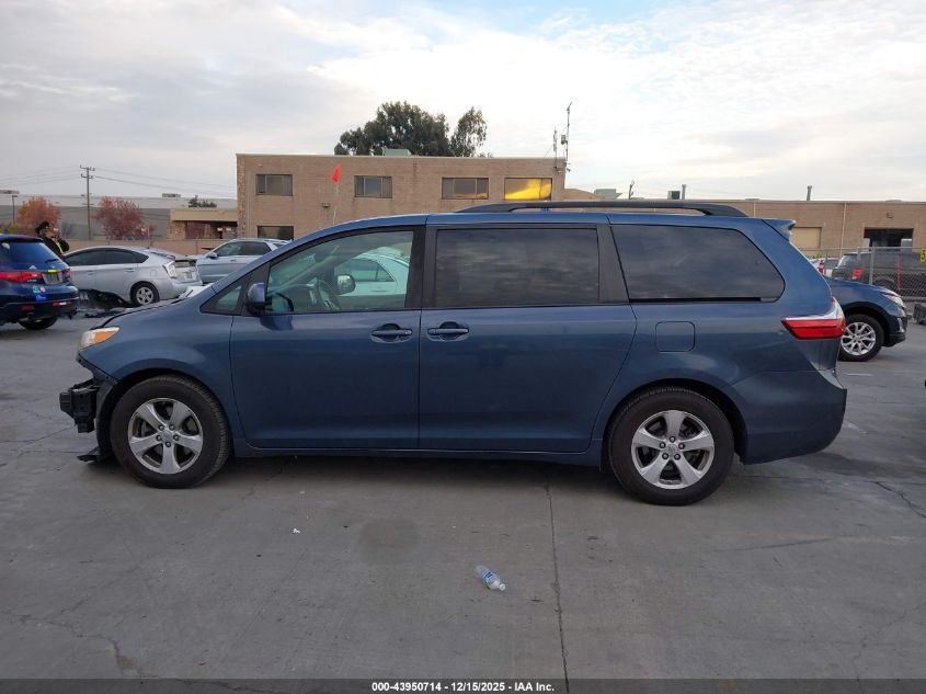 2017 Toyota Sienna Le 8 Passenger VIN: 5TDKZ3DC9HS848715 Lot: 43950714