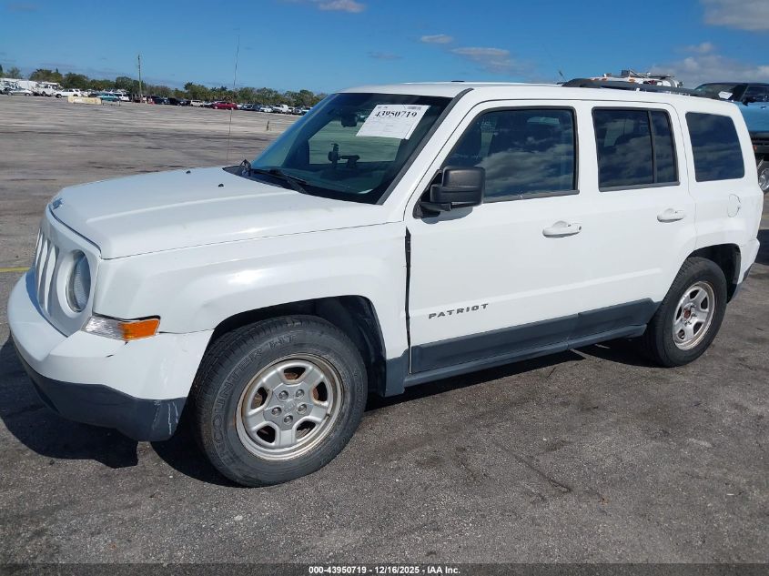 2012 Jeep Patriot Sport VIN: 1C4NJPBA8CD540470 Lot: 43950719