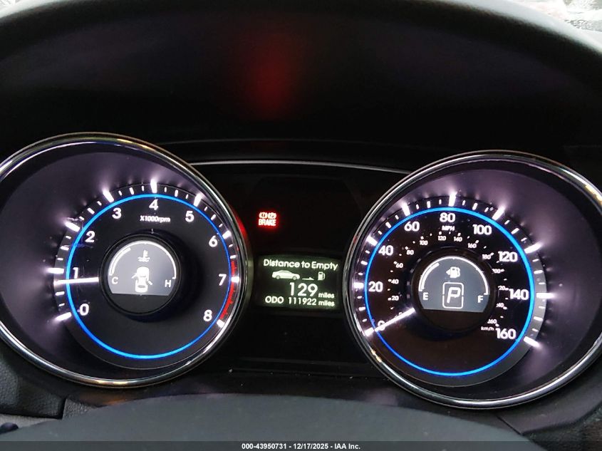 2014 Hyundai Sonata Gls VIN: 5NPEB4AC0EH889375 Lot: 43950731