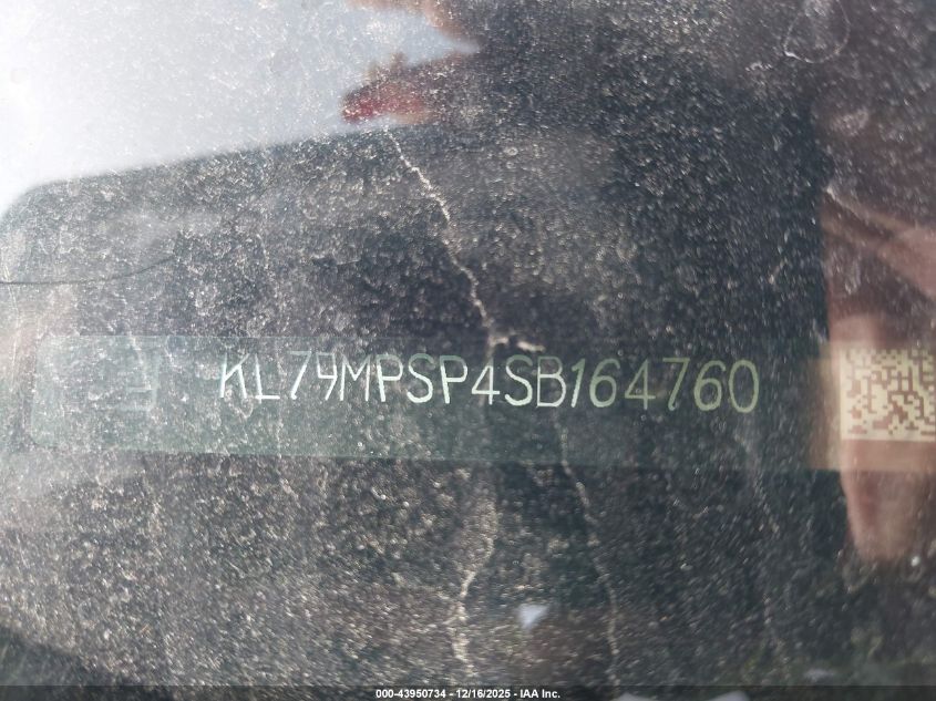 2025 Chevrolet Trailblazer Fwd Lt VIN: KL79MPSP4SB164760 Lot: 43950734