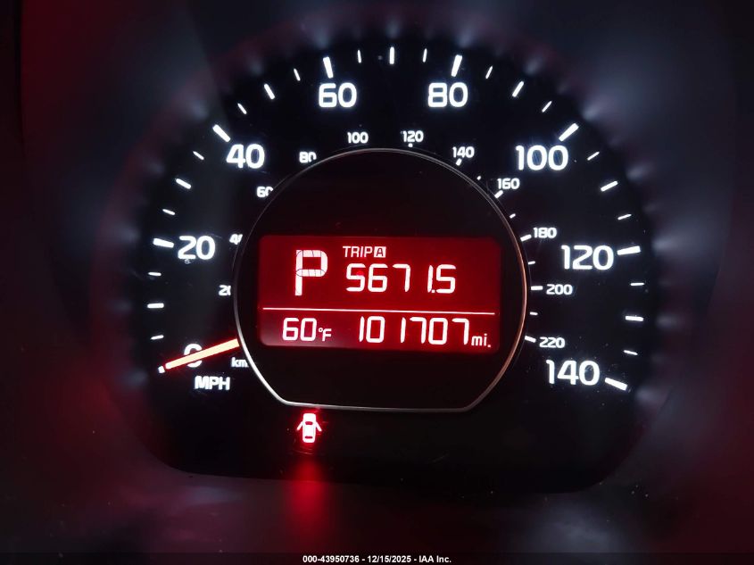 2015 Kia Soul + VIN: KNDJP3A56F7165109 Lot: 43950736