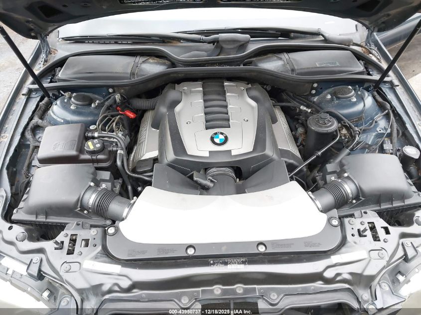 2006 BMW 750Li VIN: WBAHN83566DT29651 Lot: 43950737