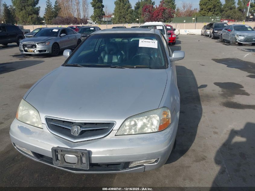 2002 Acura Cl 3.2 VIN: 19UYA42482A001340 Lot: 43950741