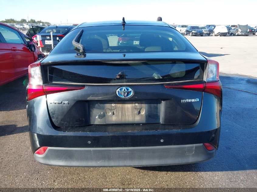 2021 Toyota Prius Le VIN: JTDKAMFU6M3148181 Lot: 43950743