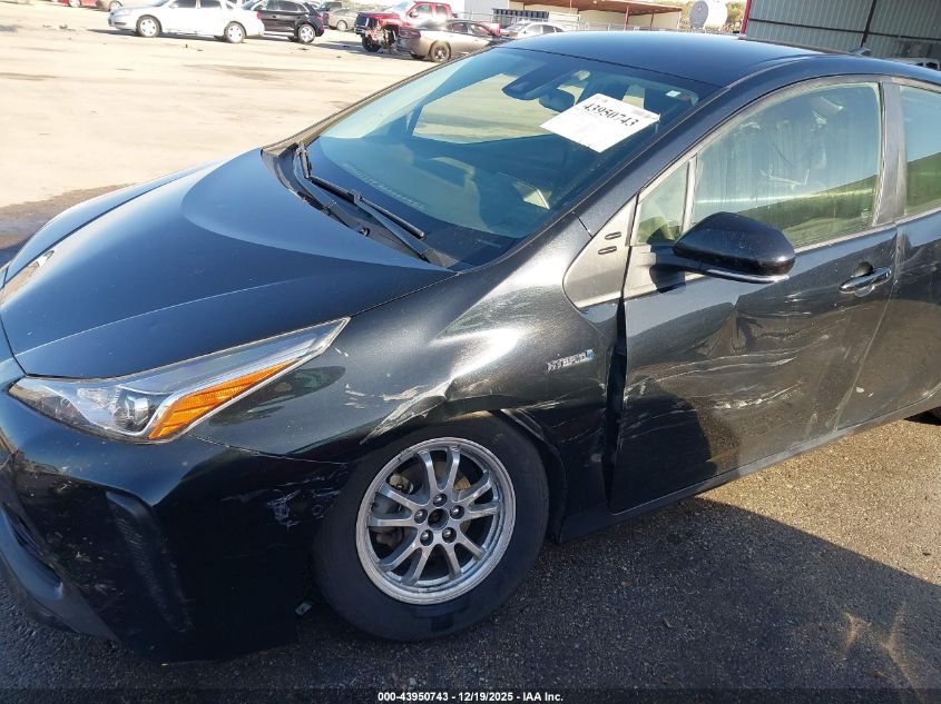 2021 Toyota Prius Le VIN: JTDKAMFU6M3148181 Lot: 43950743