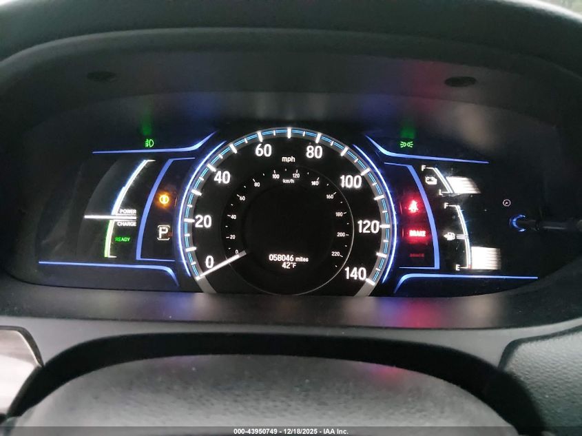 2017 Honda Accord Hybrid Ex-L VIN: JHMCR6F58HC029909 Lot: 43950749