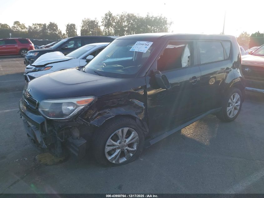 2015 Kia Soul + VIN: KNDJP3A54F7140922 Lot: 43950764