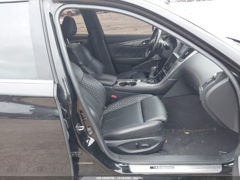 2018 Infiniti Q50 3.0T Red Sport 400 VIN: JN1FV7AP3JM460783 Lot: 43950766