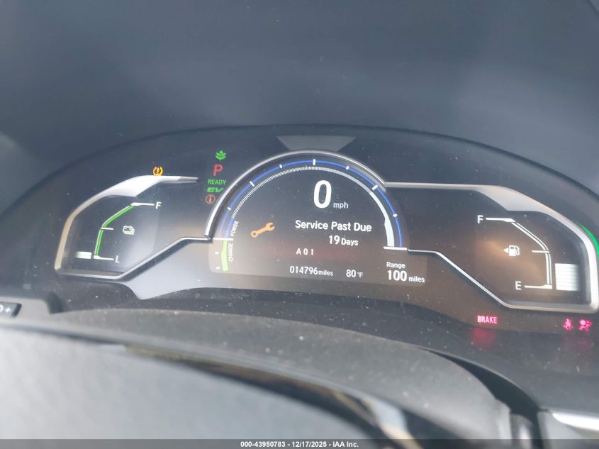 2020 Honda Clarity Plug-In Hybrid VIN: JHMZC5F19LC000740 Lot: 43950783