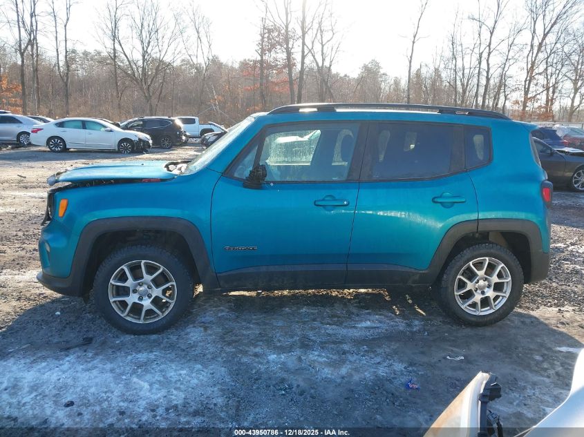 2021 Jeep Renegade Latitude 4X4 VIN: ZACNJDBB3MPM76653 Lot: 43950786