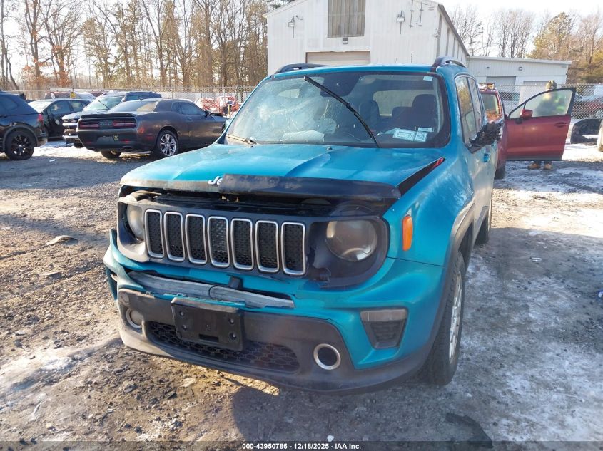 2021 Jeep Renegade Latitude 4X4 VIN: ZACNJDBB3MPM76653 Lot: 43950786