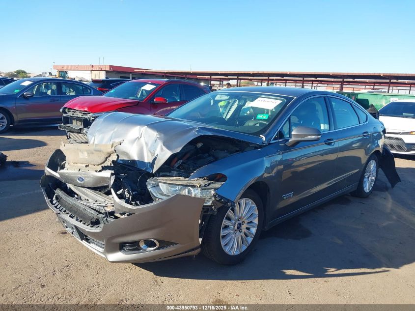 2014 Ford Fusion Energi Titanium VIN: 3FA6P0SU0ER316422 Lot: 43950793