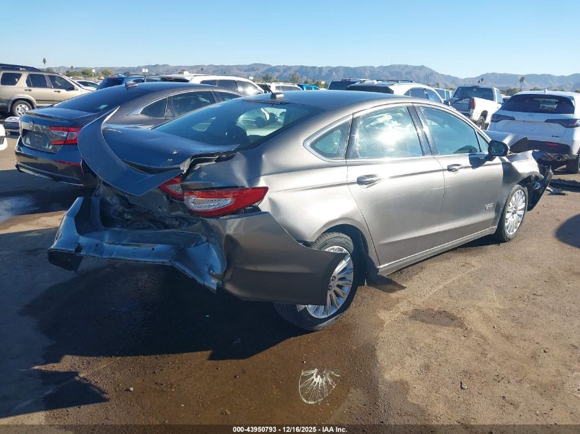 2014 Ford Fusion Energi Titanium VIN: 3FA6P0SU0ER316422 Lot: 43950793