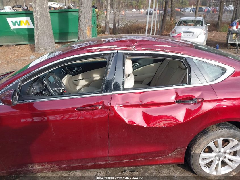 2016 Chrysler 200 Limited Platinum VIN: 1C3CCCAB6GN179930 Lot: 43950804