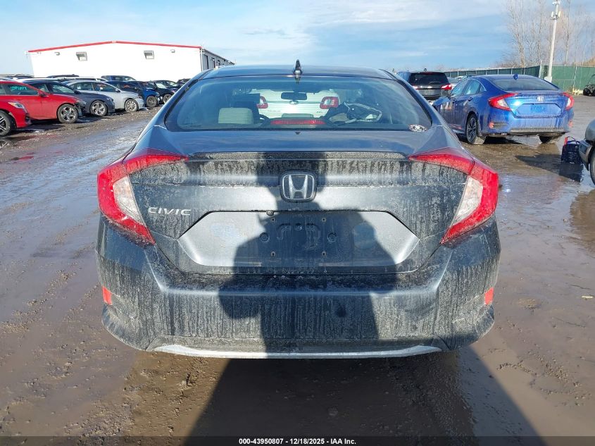 2020 Honda Civic Ex VIN: 19XFC1F3XLE200274 Lot: 43950807