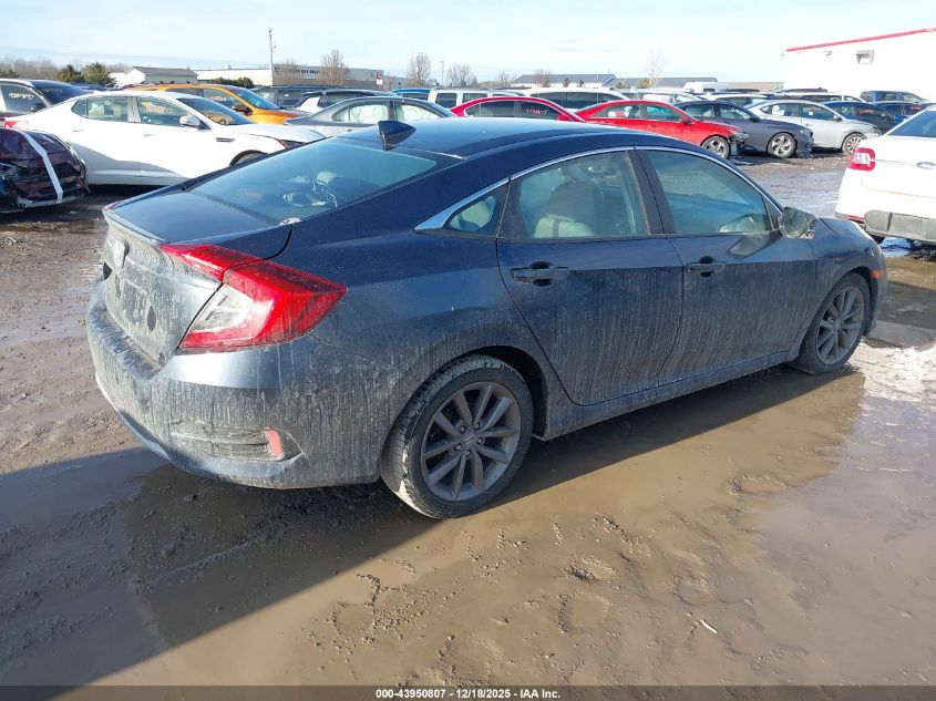 2020 Honda Civic Ex VIN: 19XFC1F3XLE200274 Lot: 43950807