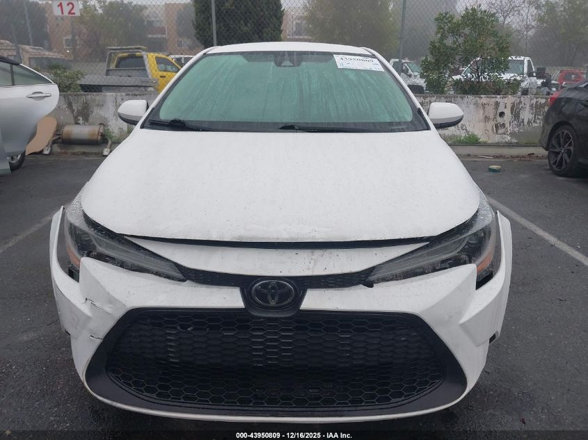 2020 Toyota Corolla Le VIN: 5YFEPRAE7LP011362 Lot: 43950809