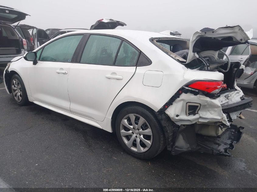 2020 Toyota Corolla Le VIN: 5YFEPRAE7LP011362 Lot: 43950809