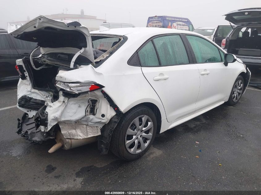 2020 Toyota Corolla Le VIN: 5YFEPRAE7LP011362 Lot: 43950809